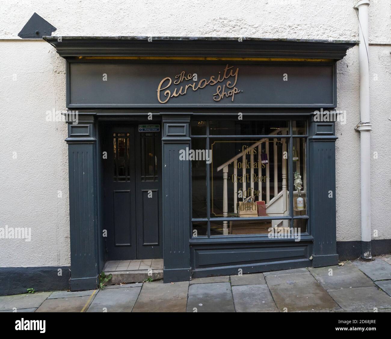 The Curiosity Shop The Strait Lincoln City Lincolnshire ottobre 2020 Foto Stock
