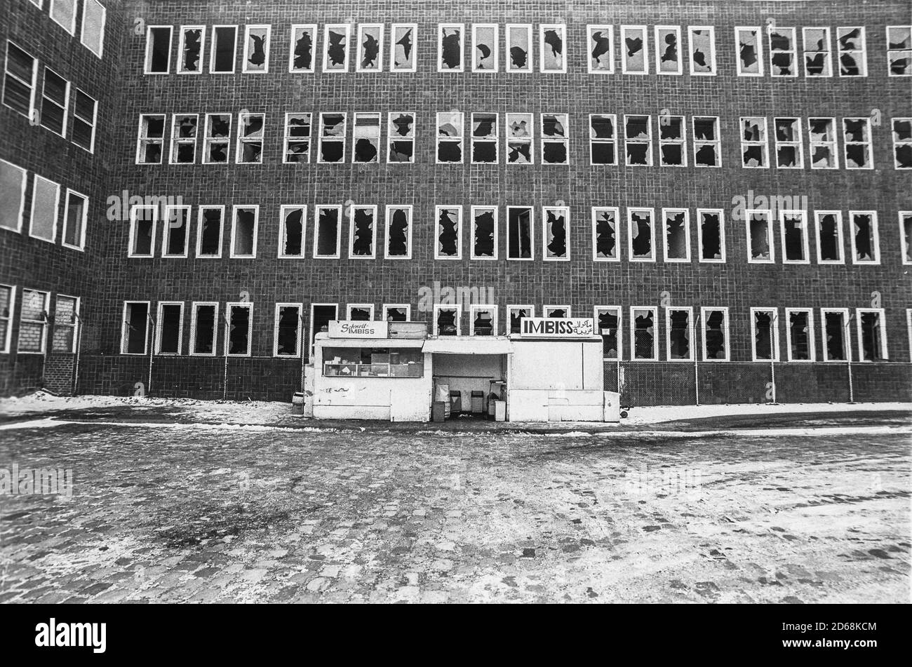 Snack bar nella zona ovest di Berlino Foto Stock