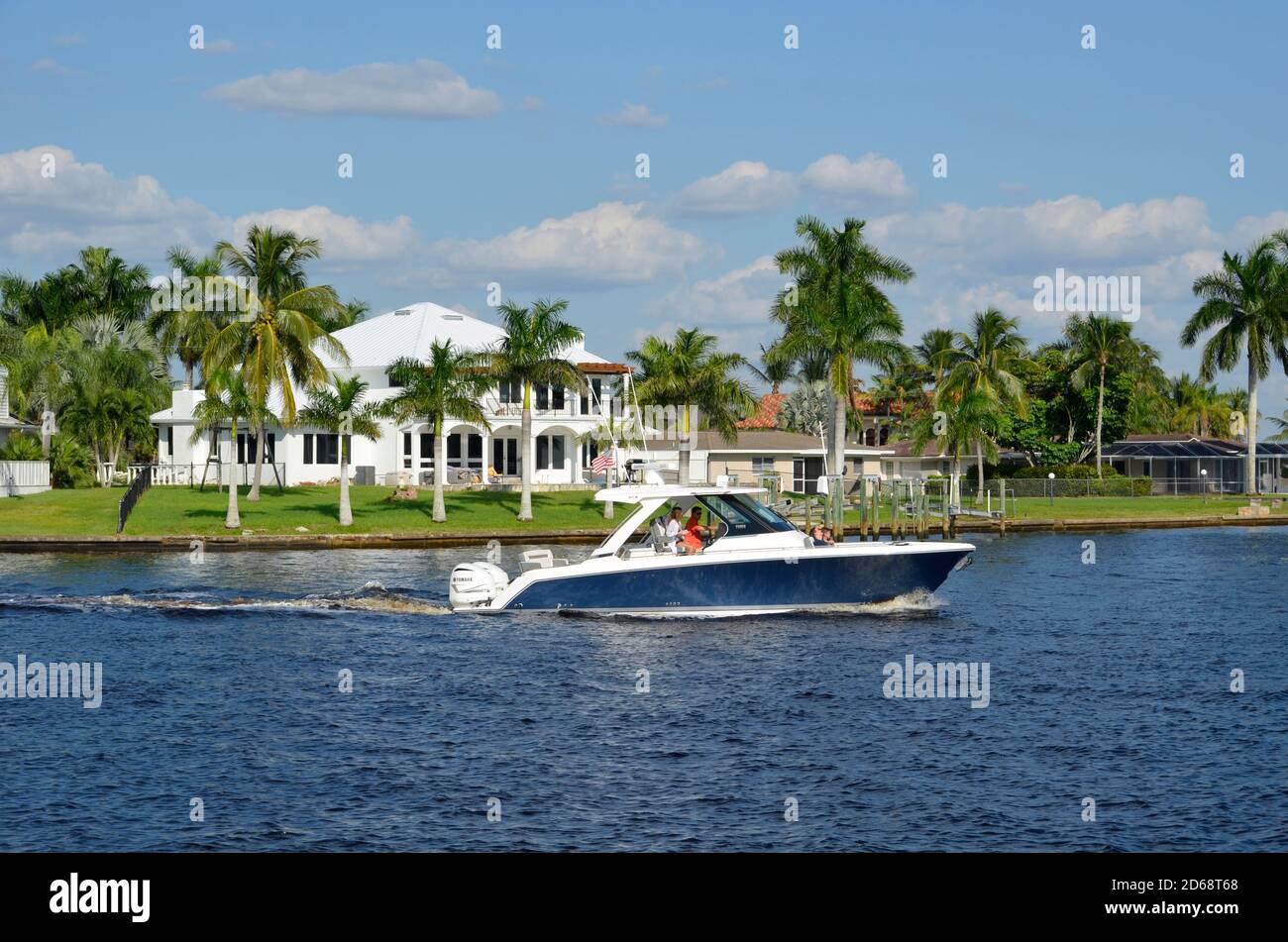 Cape Coral Yacht Club Community Park, Florida Foto Stock