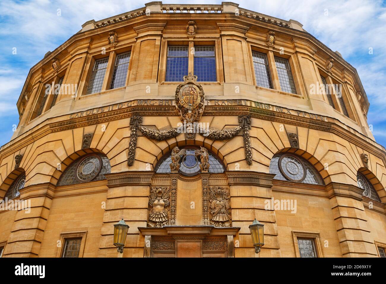 The Sheldonian Theatre, Oxford, Inghilterra, Regno Unito Foto Stock