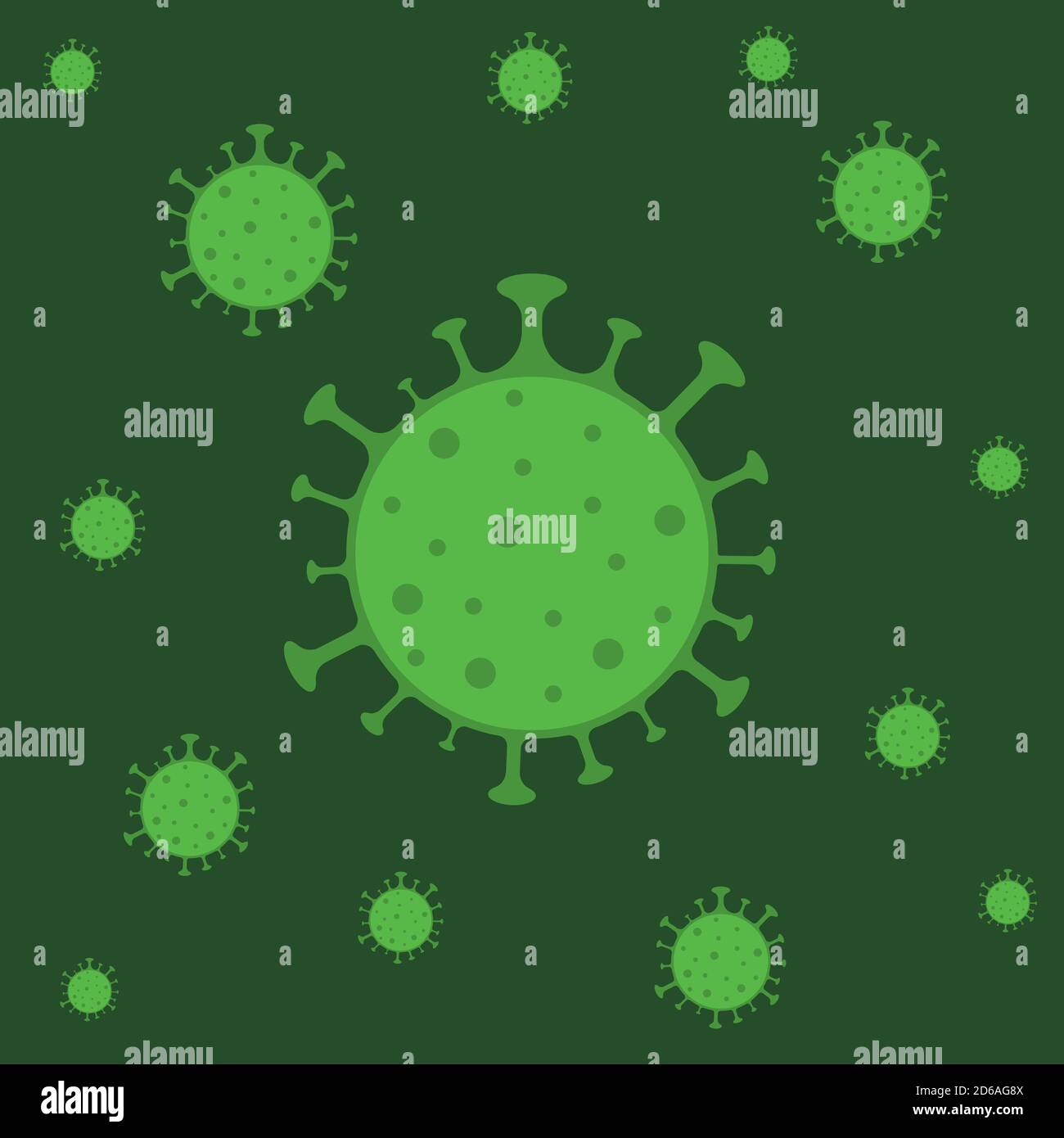 Icona vettore virus corona Illustrazione Vettoriale