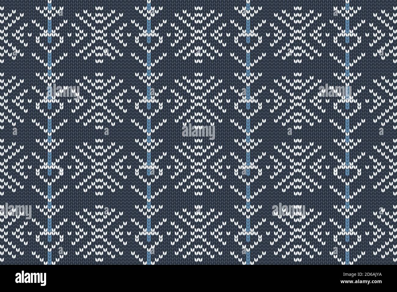 Natale, Inverno modello maglia vacanza per plaid, maglione design. Illustrazione Vettoriale