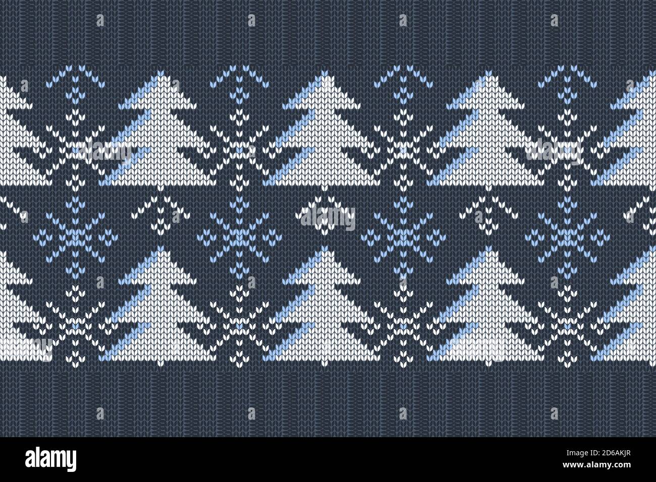 Natale, Inverno modello maglia vacanza per plaid, maglione design Illustrazione Vettoriale