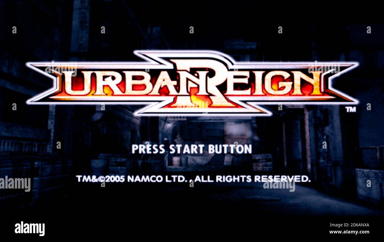 Urban Reign - Sony PlayStation 2 PS2 - utilizzo editoriale solo Foto Stock