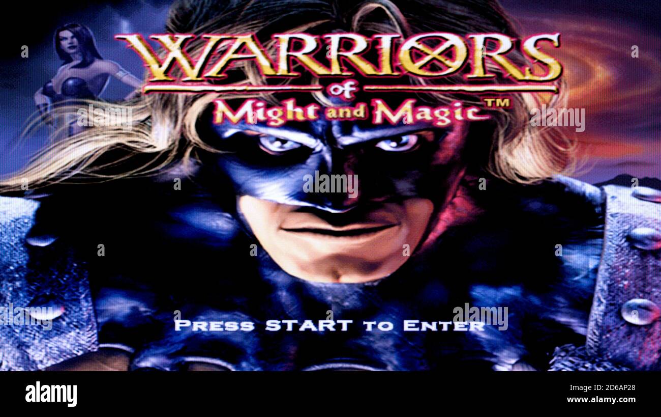 Warriors of Might e Magic - Sony PlayStation 2 PS2 - solo per uso editoriale Foto Stock