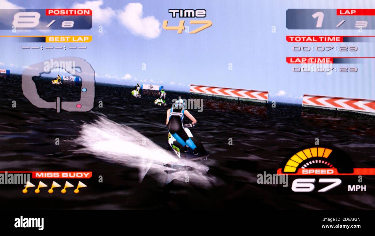 Wave Rally - Sony PlayStation 2 PS2 - uso editoriale solo Foto Stock