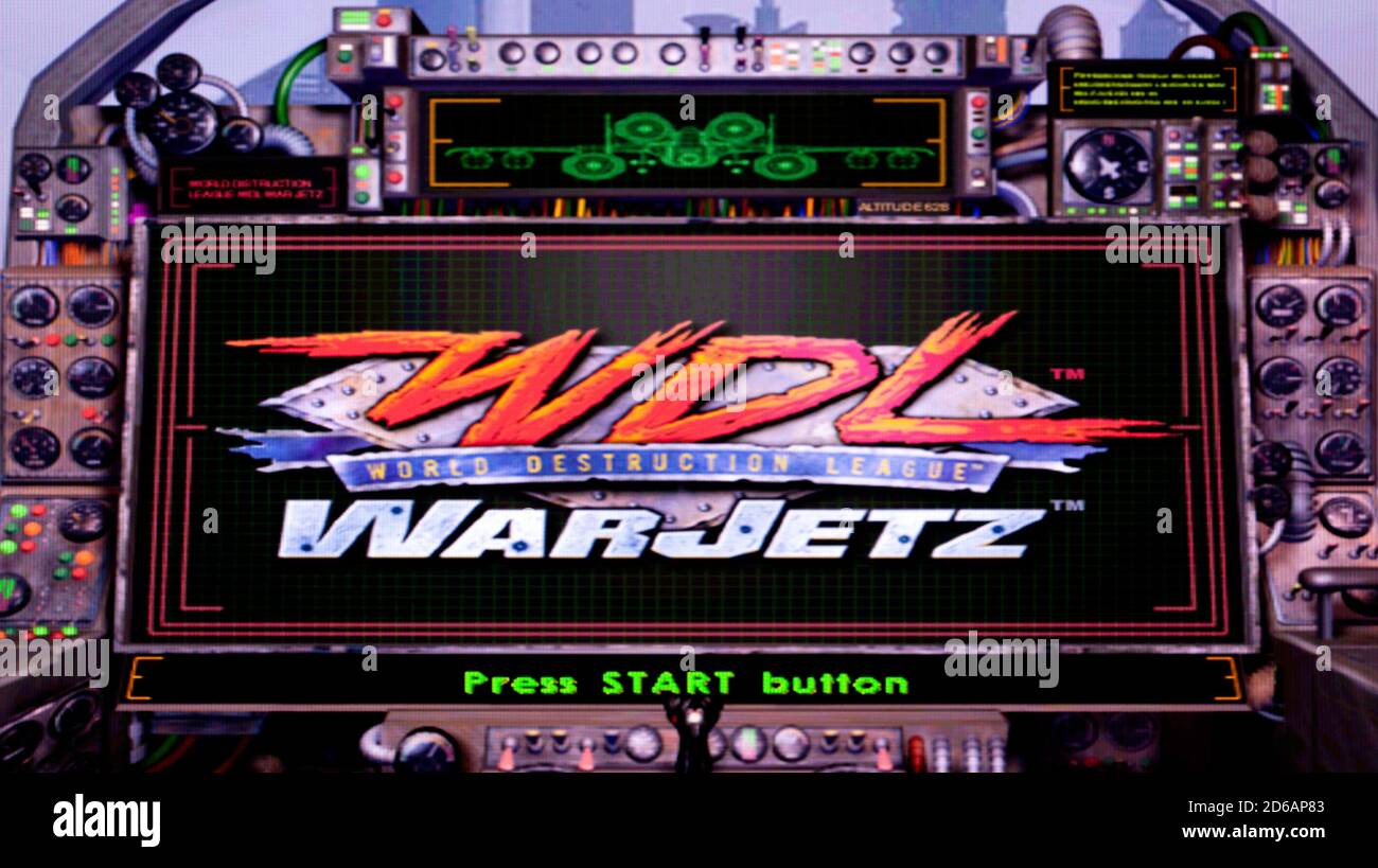 WDL Warjetz - Sony PlayStation 2 PS2 - uso editoriale solo Foto Stock
