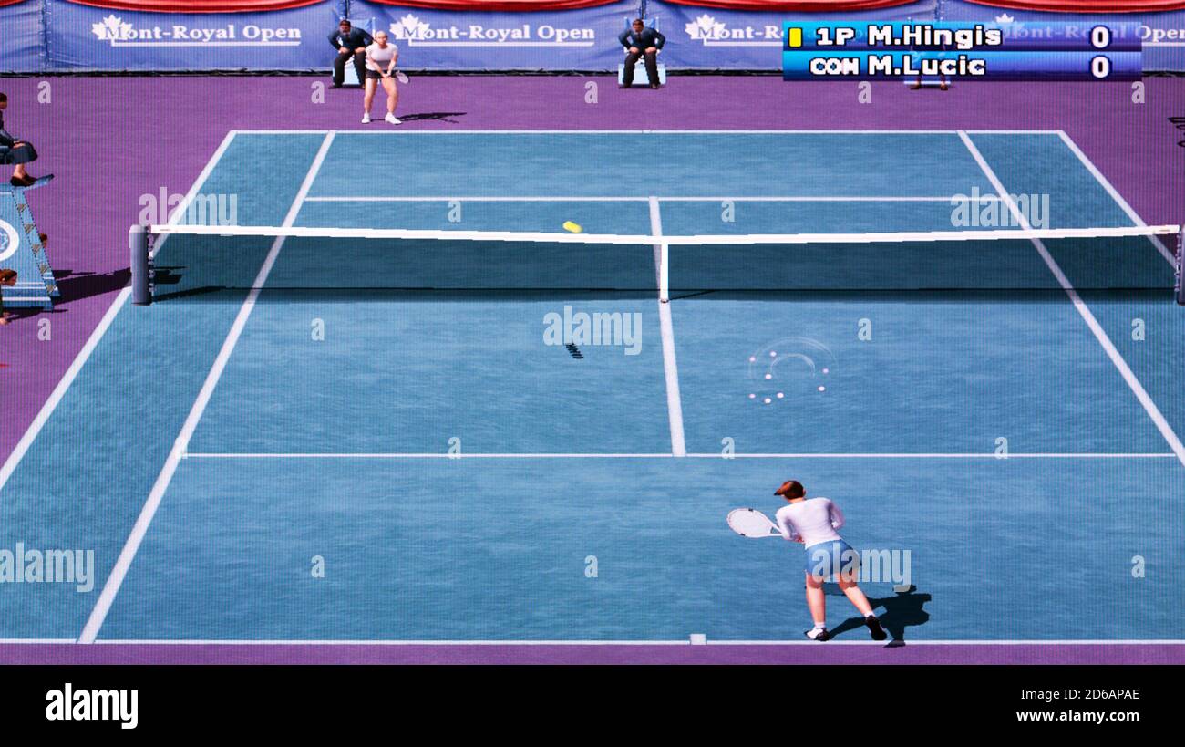 WTA Tour Tennis - Sony PlayStation 2 PS2 - Editoriale utilizzare solo Foto Stock
