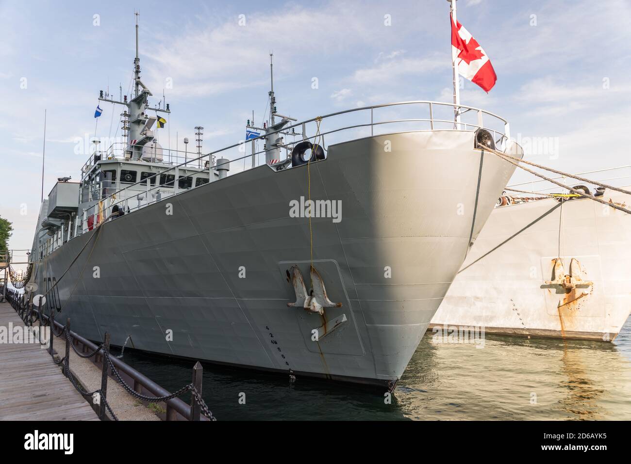 HMCS Goose Bay è una nave costiera di difesa di classe Kingston che ha servito nelle forze canadesi dal 1998. Goose Bay è l'ottava nave della sua classe Foto Stock