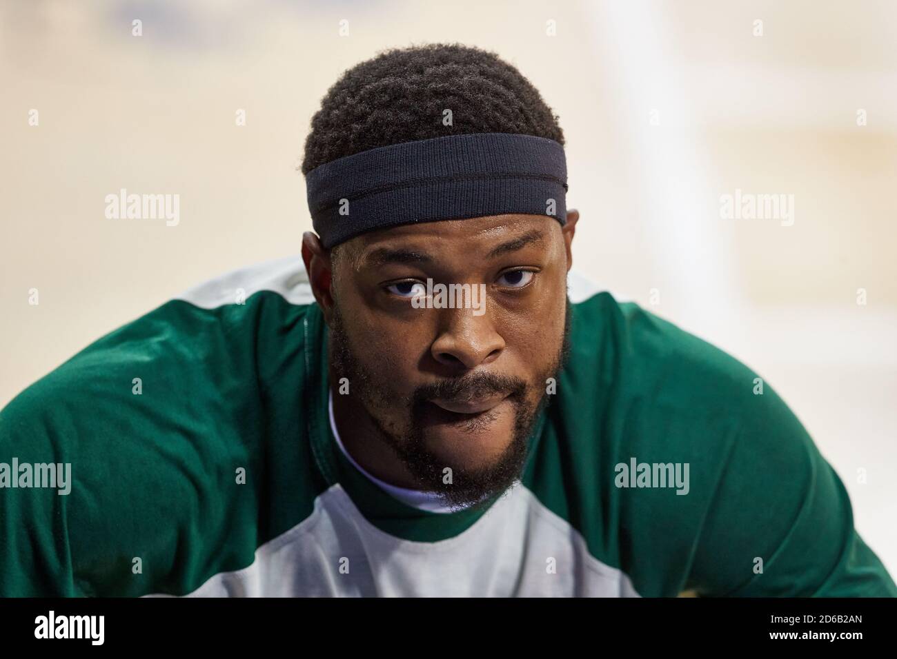 Barcellona, Spagna. 15 Ott 2020. Marcus Foster di Panathinaikos durante la partita della Turkish Airlines Eurolega tra FC Barcelona e Panathinaikos a Palau Blaugrana il 15 ottobre 2020 a Barcellona, Spagna. Credit: Dax Images/Alamy Live News Foto Stock