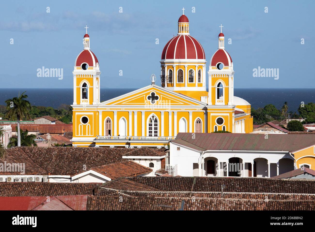 Cattedrale di Granada, Iglesia Catedral Inmaculada Concepción de María, Granada, Nicaragua Foto Stock