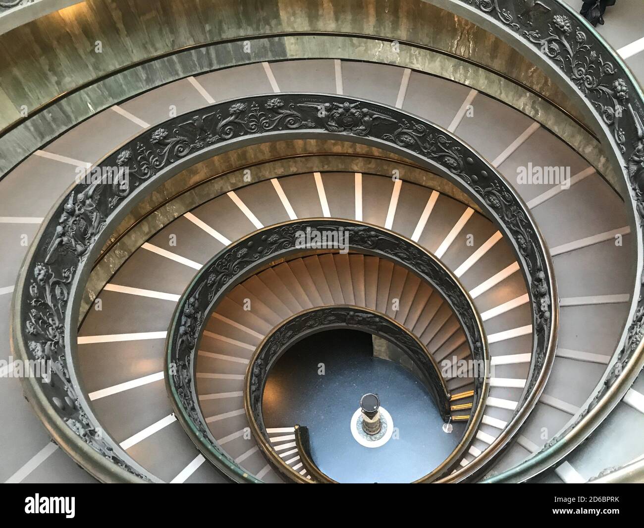 Scale a spirale nei Musei Vaticani Foto Stock