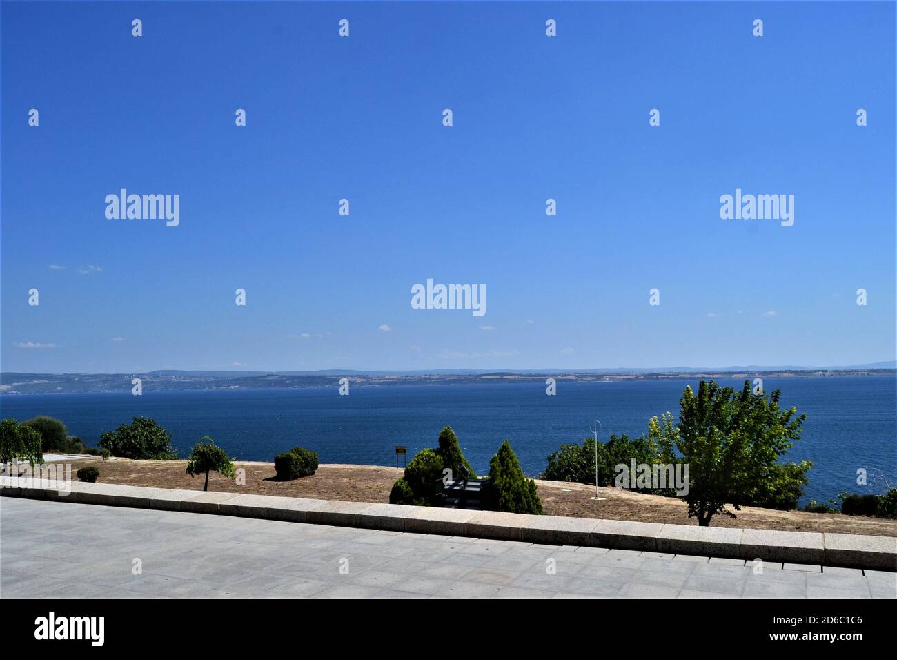 Guerra del Canakkale e commemorazione dei martiri e bandiera turca Foto Stock