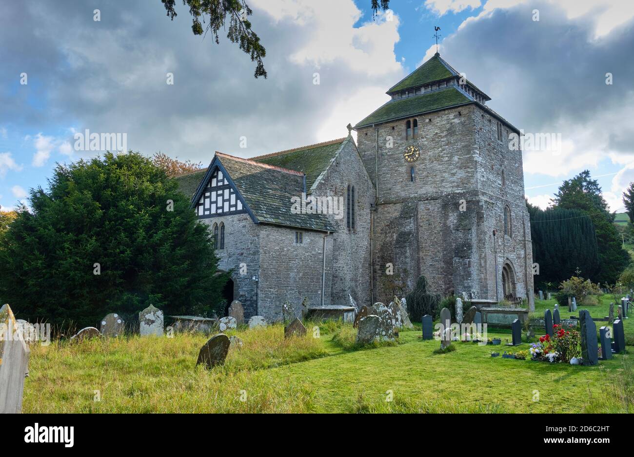 Chiesa di San Giorgio, Clun, Shropshire Foto Stock
