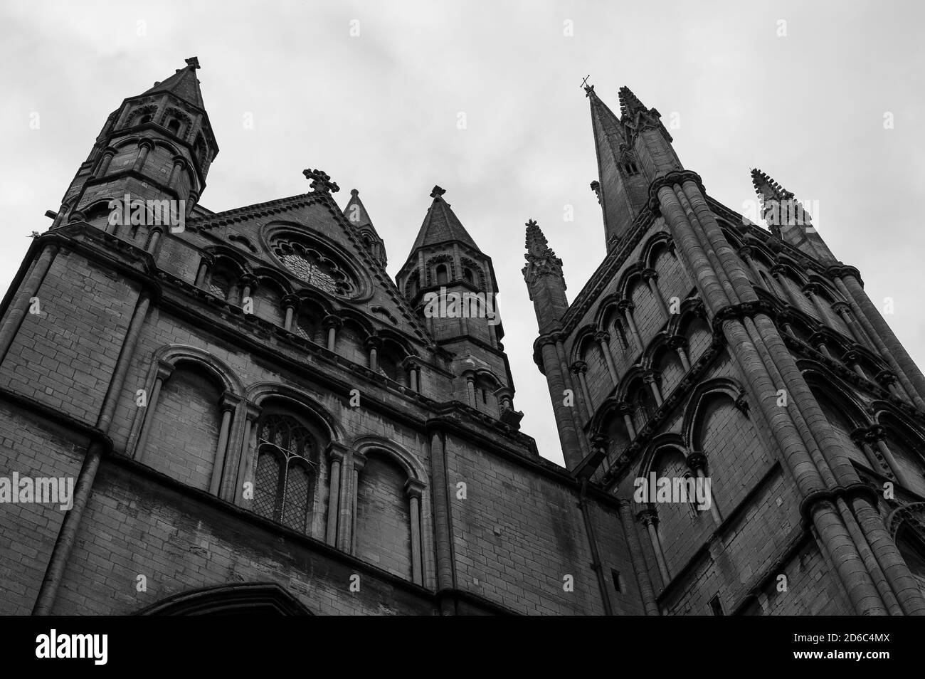 Peterborough Cathedral, Peterborough, Inghilterra, Regno Unito Foto Stock