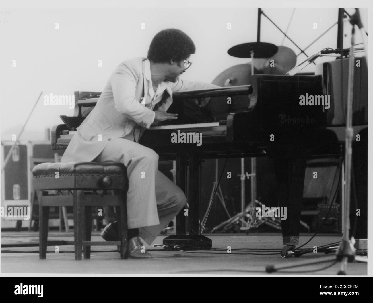 Herbie Hancock, Capital radio Jazz Festival, Alexandra Palace, Londra, 1979. Foto Stock