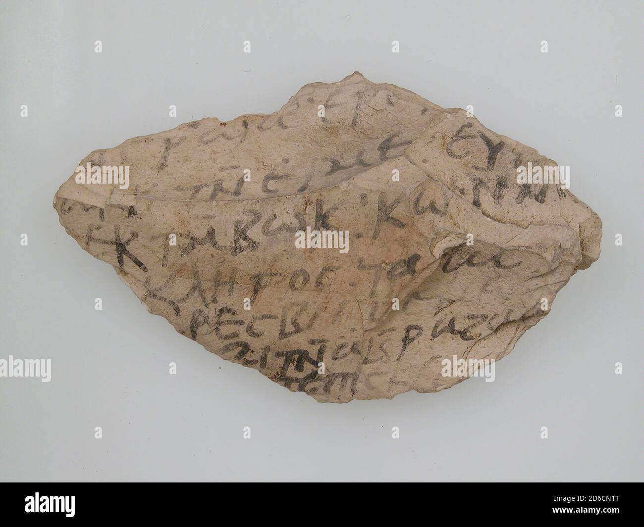 Ostrakon, copto, VII secolo. Foto Stock