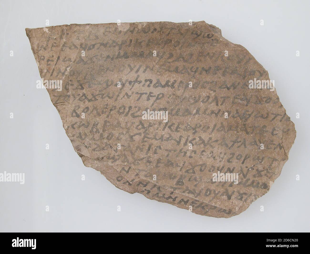Ostrakon, copto, VII secolo. Foto Stock