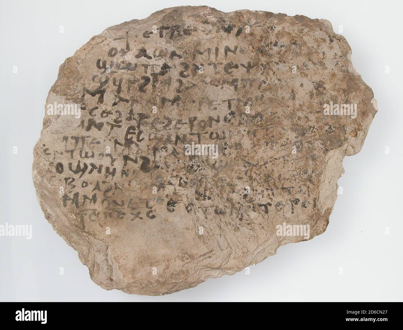 Ostrakon, copto, VII secolo. Foto Stock