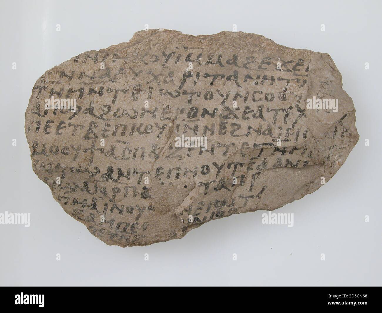 Ostrakon, copto, VII secolo. Foto Stock