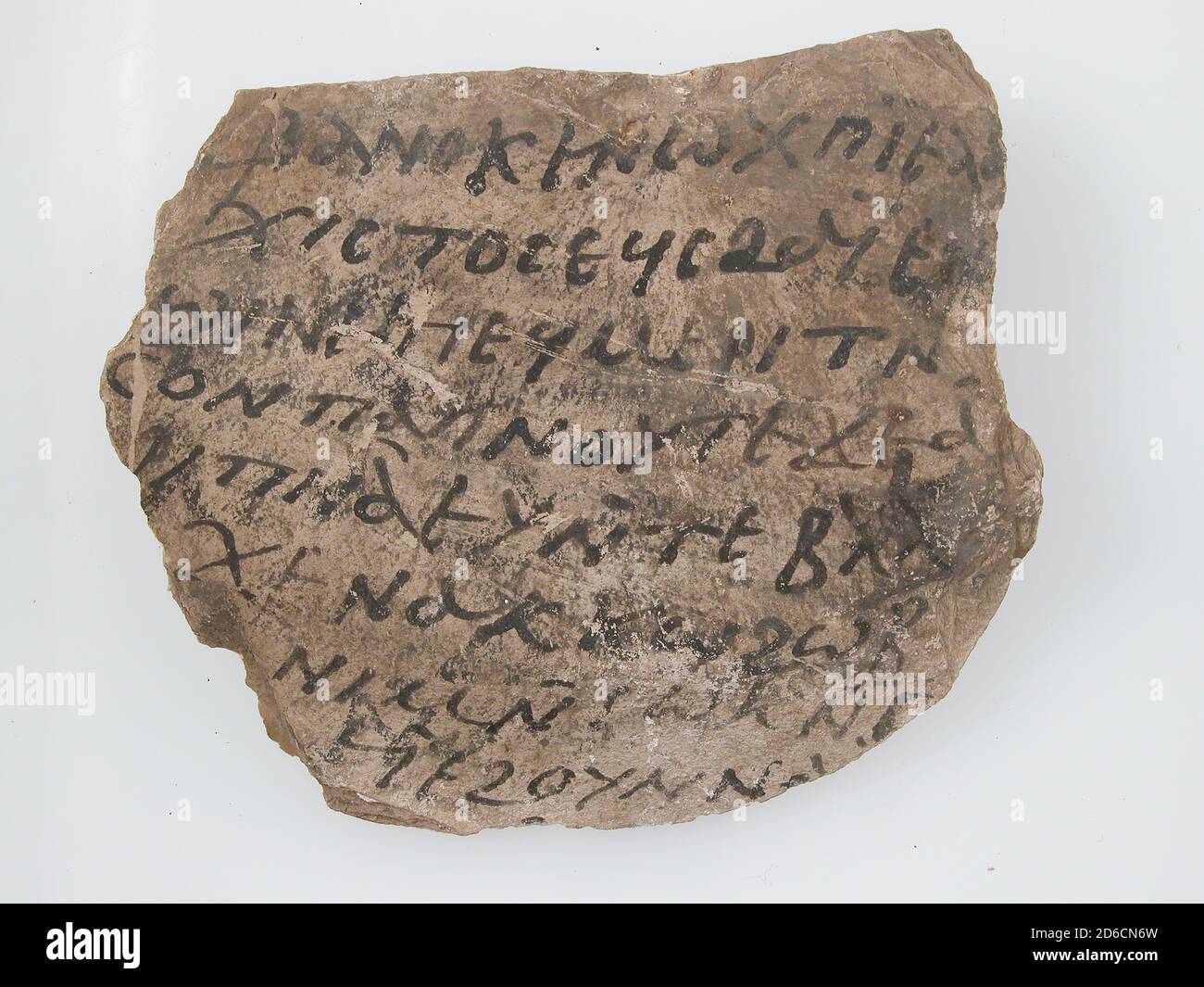 Ostrakon, copto, VII secolo. Foto Stock