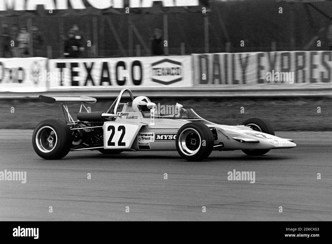 Richard Robarts nella formula 3 sostenere la corsa al 1973 GKN/GIORNALIERO EXPRESS INTERNATIONAL TROPHY a Silverstone Foto Stock