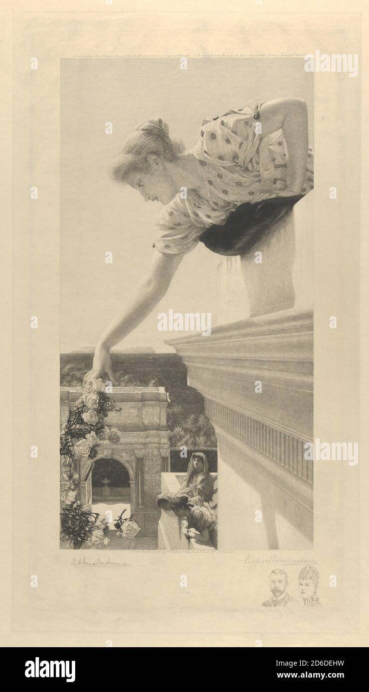 Dio velocità, 1894. Foto Stock