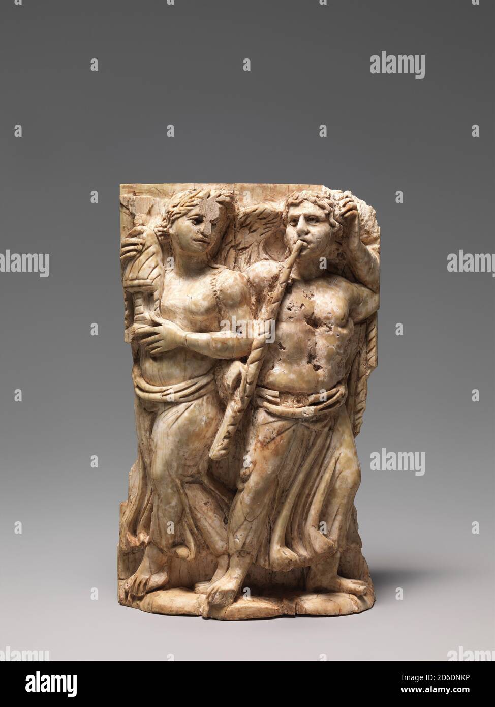 Bone Carving, forse di un Dionisiac Revel, bizantino, 300-500. Foto Stock Bone Carving, forse di un Dionisiac Revel, bizantino, 300-500. Foto Stock