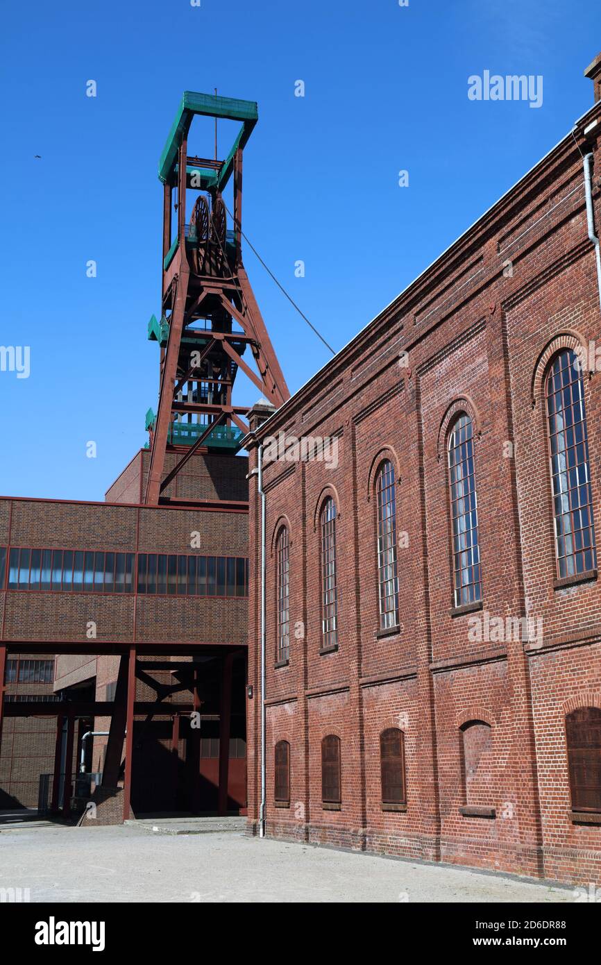 Essen, Germania. Patrimonio industriale della regione della Ruhr. Zollverein, patrimonio dell'umanità dell'UNESCO. Foto Stock