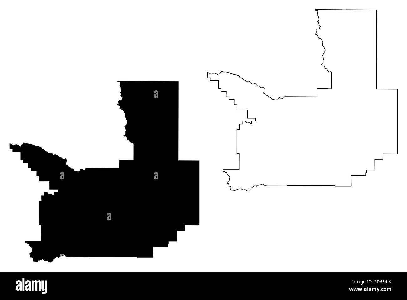 Missoula County, Montana (Stati Uniti, Stati Uniti d'America, Stati Uniti, Stati Uniti, Stati Uniti) mappa vettoriale illustrazione, schizzo scrimolo Missoula mappa Illustrazione Vettoriale