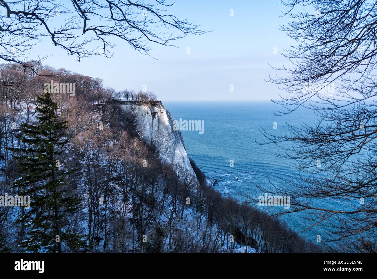 Germania, Mar Baltico, Isola di Ruegen, scogliere calcaree Foto Stock