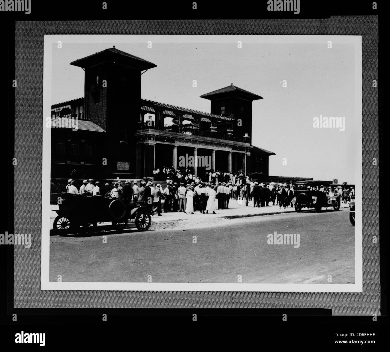 Clarendon Avenue Beach, Chicago, Illinois, 1916. Foto Stock