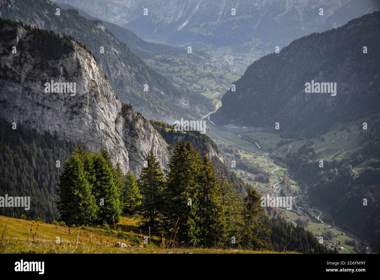 Lo splendido paesaggio delle Alpi svizzere - splendida Svizzera Foto Stock