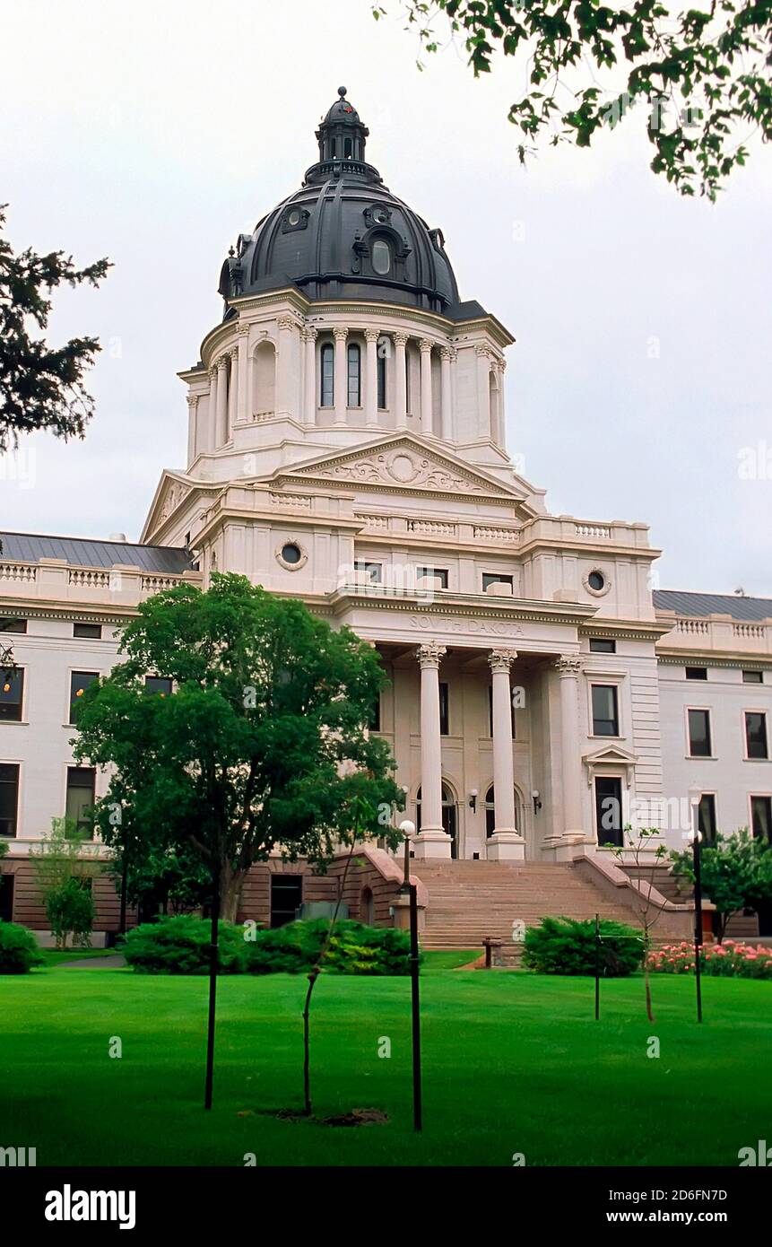 Pierre South Dakota State Capitol Building Foto Stock