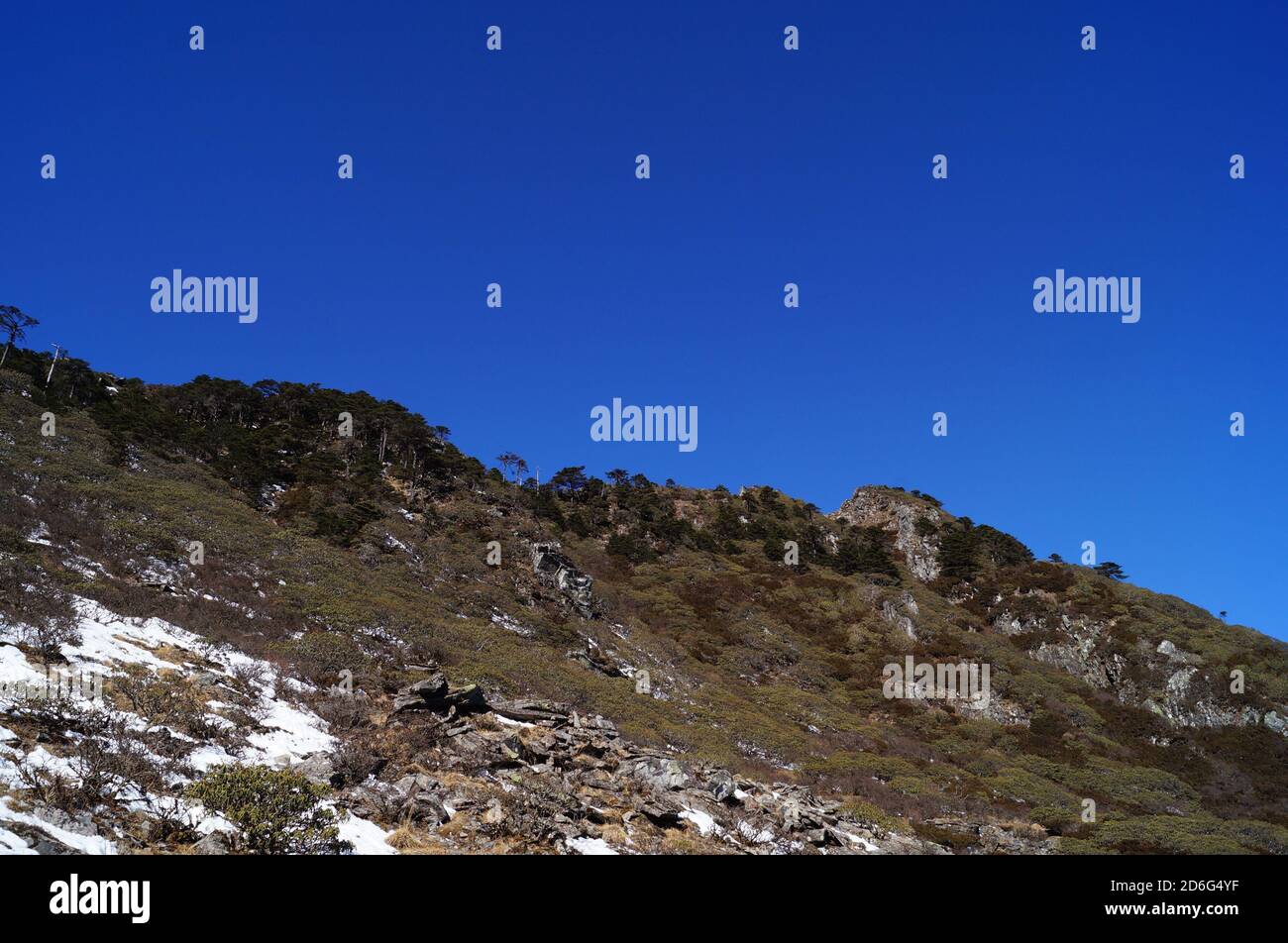 Paesaggio Cangshan (Cang Mountain) girato nel 2014 Foto Stock