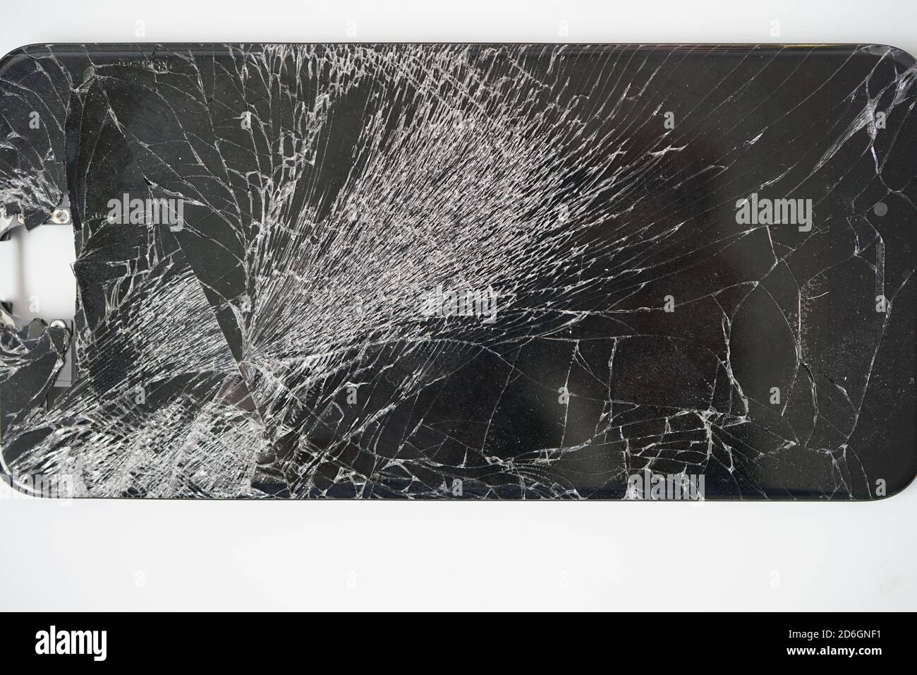 Display dello smartphone danneggiato Foto Stock Display dello smartphone danneggiato Foto Stock