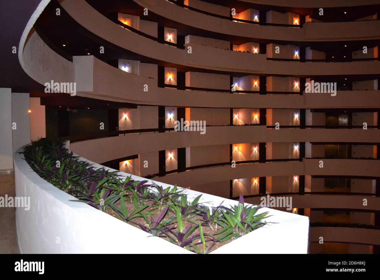 Hotel di lusso nella zona hotelera di ​​Cancun in Messico. Foto Stock