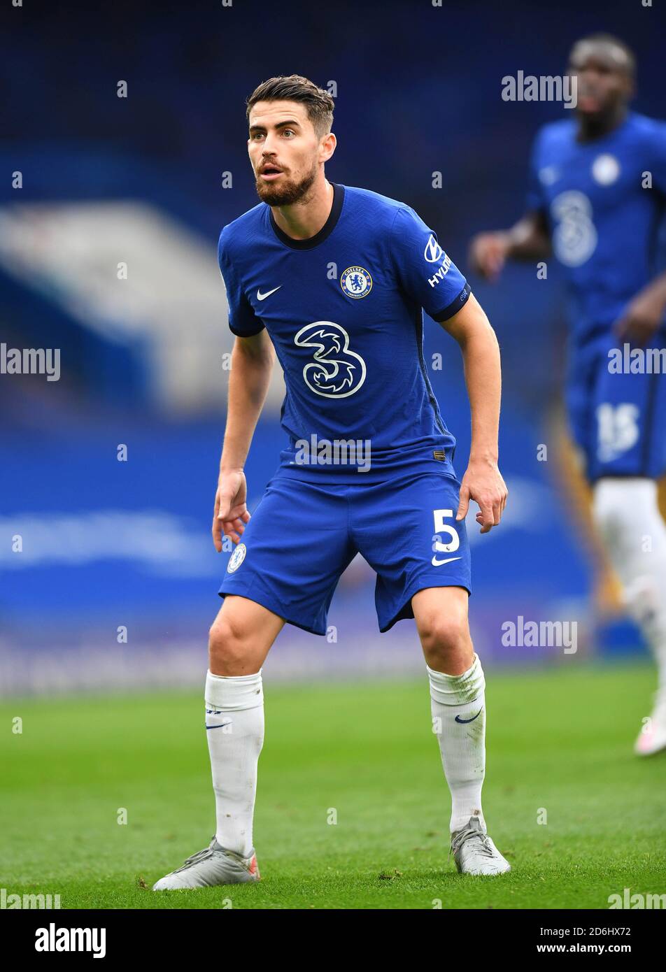 Londra, Inghilterra, 17 Ott 2020 Jorginho Chelsea v Southampton. Premier League. Credito : Mark Pain / Alamy Live News Foto Stock