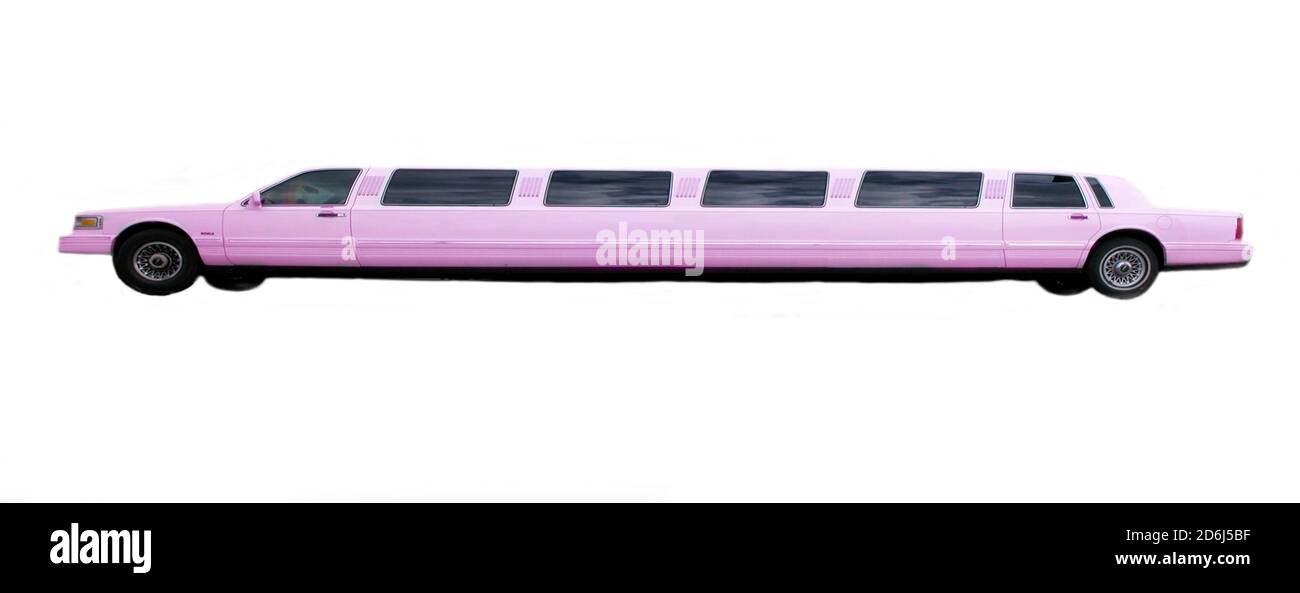 Limousine viola, limousine, ricchezza, lusso, Berlino, Germania Foto Stock