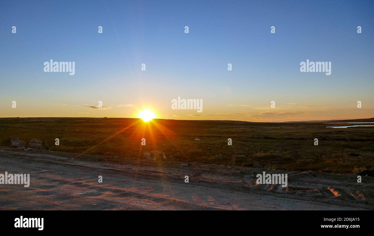 Carelia e Murmansk. Incredibili paesaggi russi Foto Stock