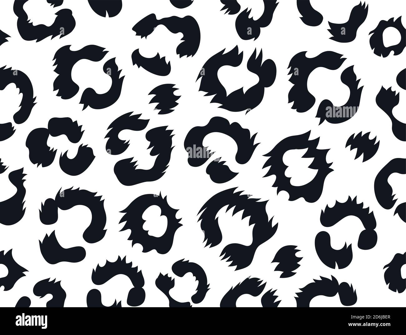 Motivo leopardo senza cuciture. Sfondo puntato astratto stilizzato come una pelliccia leopardata Illustrazione Vettoriale