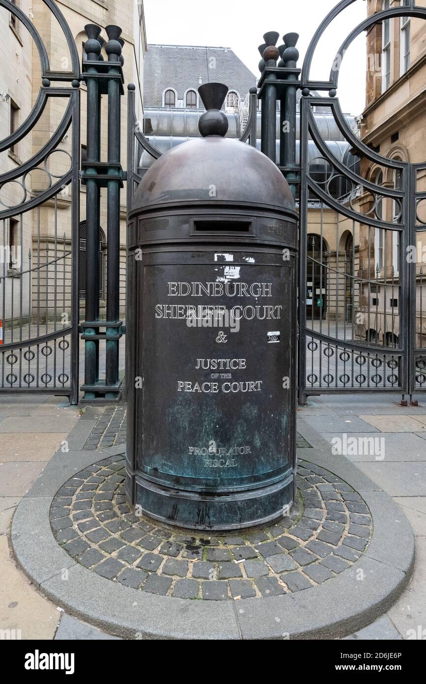 Edinburgh Sheriff Court e Justice of the Peace Court, Edinburgh, Scotland, UK Foto Stock