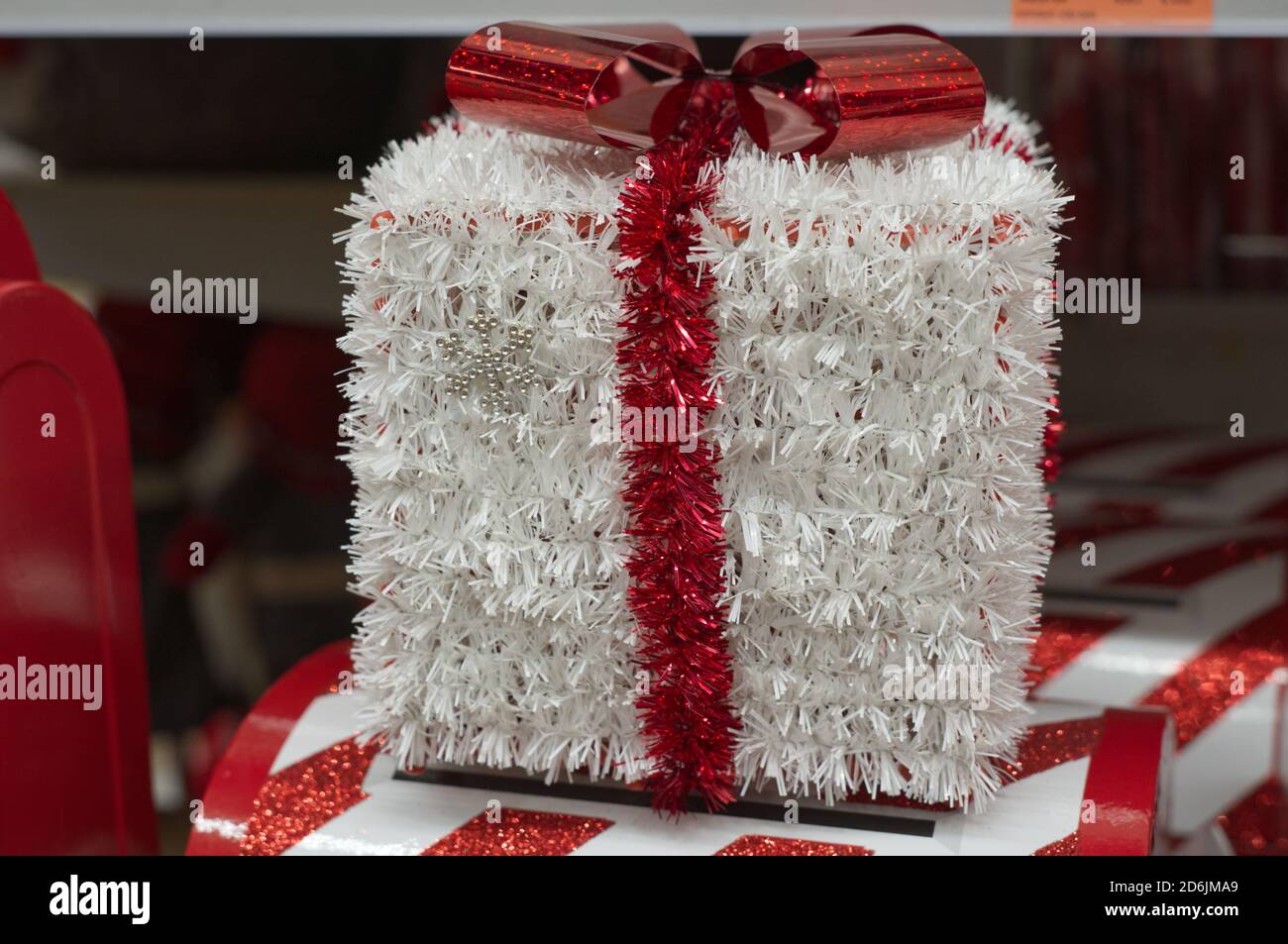 Confezione regalo di Natale, confezione regalo per le feste Foto Stock