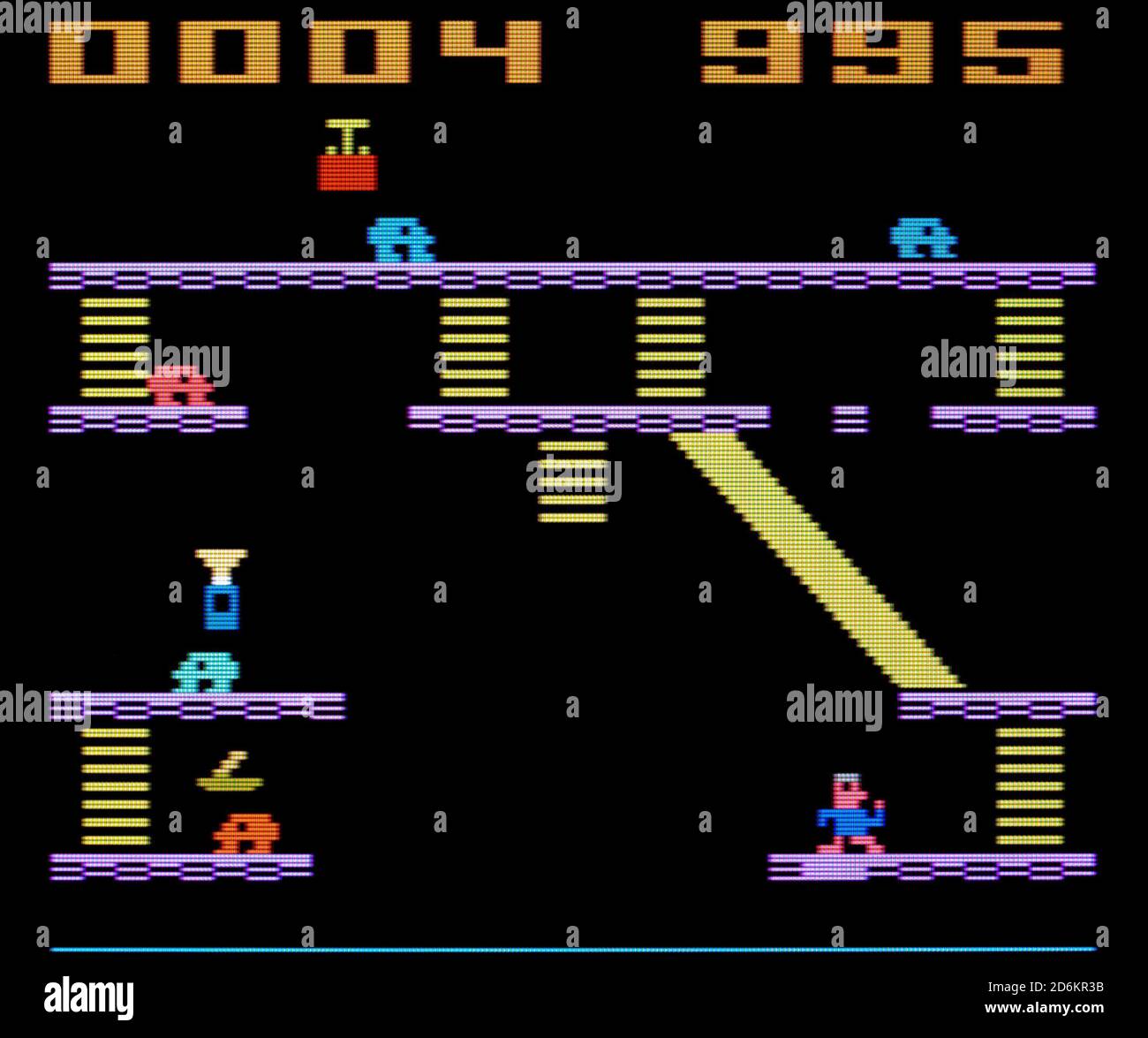 Miner 2049'er Volume II - Atari 2600 VCS Videogioco - Solo per uso editoriale Foto Stock