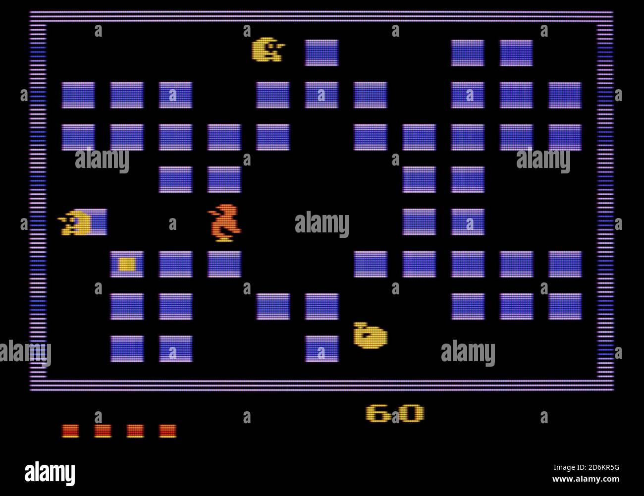 Pengo - Atari 2600 VCS Videogame - solo per uso editoriale Foto Stock