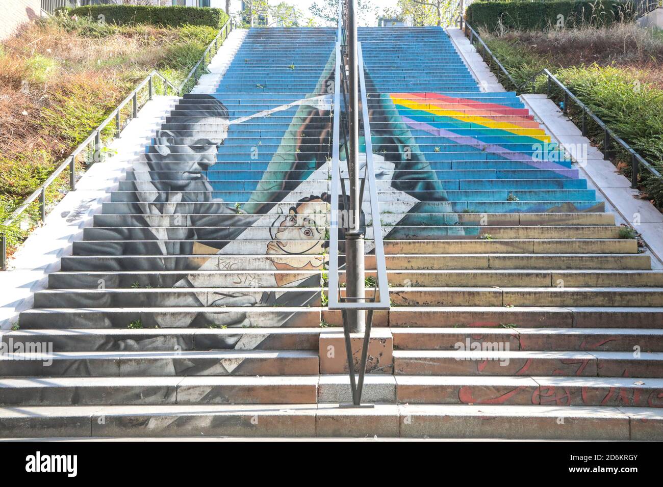 ARTE DI STRADA A PARIGI 13 Foto Stock