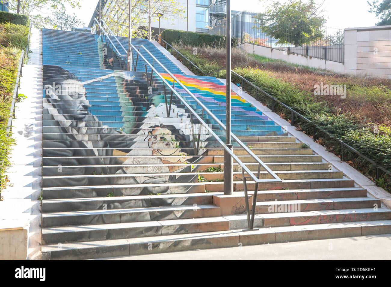 ARTE DI STRADA A PARIGI 13 Foto Stock