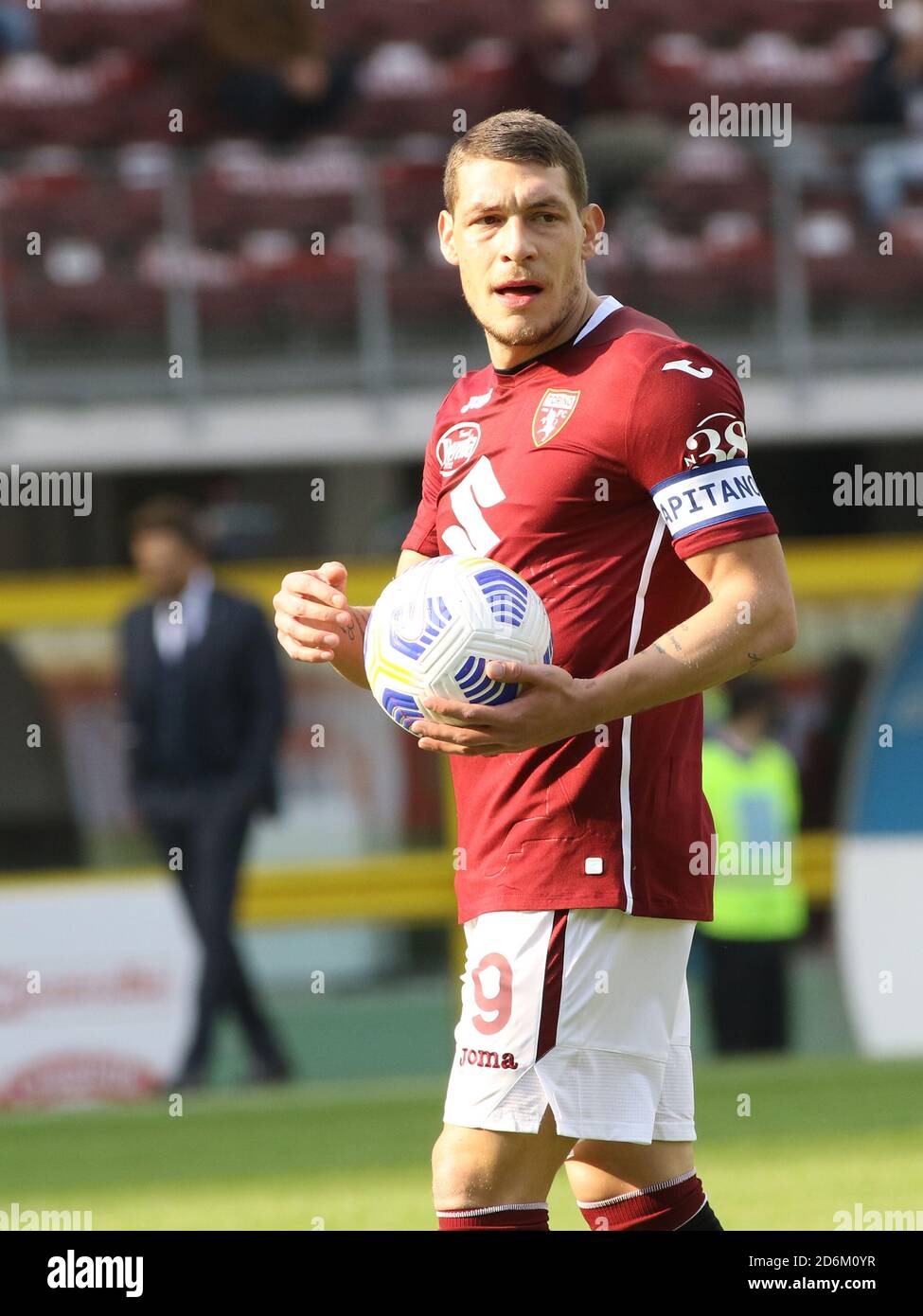 Torino, Italia. 18 Ott 2020. Torino, Italia, 18 Ott 2020, 09 Andrea Belotti (Torino FC) durante Torino vs Cagliari - Calcio italiano Serie A match - Credit: LM/Claudio Benedetto Credit: Claudio Benedetto/LPS/ZUMA Wire/Alamy Live News Foto Stock