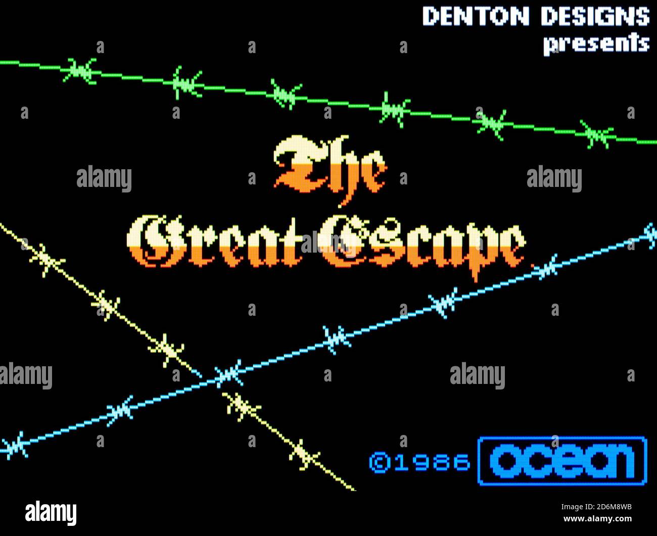 The Great Escape - Sinclair ZX Spectrum Videogioco - Editoriale utilizzare solo Foto Stock