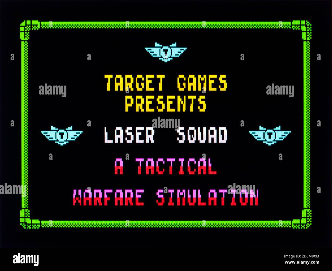 Laser Squad - Sinclair ZX Spectrum Videogioco - uso editoriale solo Foto Stock